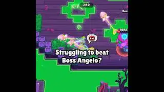 How to defeat Angelo in boss fight |Brawlstars| #brawlstars #supercell