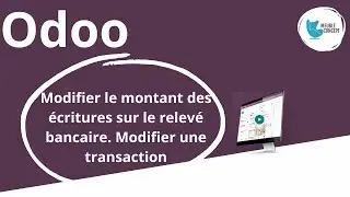 🏦 Odoo–Modifier une écriture du relevé bancaire : changer le montant pour valider la réconciliation