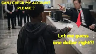 Black Kid in Worn-Out Shoes Went to Bank to Check Account — Manager Laughed Until He Saw the Balance