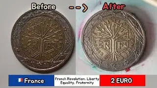2 EURO coin France , 1999-2006(French Revolution, Liberty, Equality, Fraternity) - Restoration