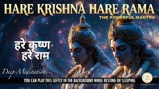 Hare Krishna Hare Rama 🕉️ Slow Chant | Mind Relaxing for Stress Relief & Inner Peace and Focus Work