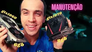 Manutenção das minhas GTX 1060 6GB Galax e GTX 1070 8GB Single Fan Gigabyte - ThermalPad e Pasta
