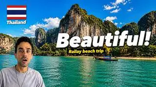 RAILAY Beach Krabi Thailand ! travel vlog14