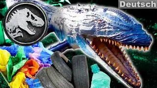 RIESIGER Mosasaurus nur aus recycelten Materialien gebaut&nbsp;| JURASSIC WORLD