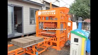 QT4-15 automatic block machine for making solid blocks #darifengbrickmachine