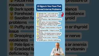 15 Hidden Health Signs Your Face Reveals 😳🧠