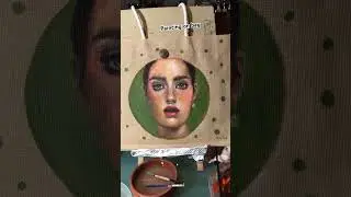 #art #portrait #bag #handmade #handmadeart #acrylicpainting #artist