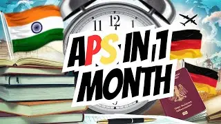 APS Certificate in Just 30 days! 🇮🇳✈️🇩🇪