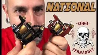 Maquina de Bobinas Tattoo NATIONAL | COKO FERNANDEZ | Akira Body Art