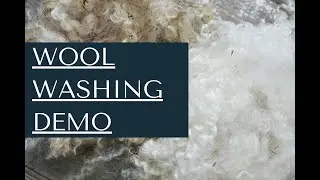 Watch a short wool washing/scouring demo with Mary from Camaj Fiber Arts