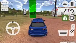 Extreme Suv Driving Simulator 2019: Blue Suv Driving Offroad Mountain 4x4 - Android GamePlay 3D