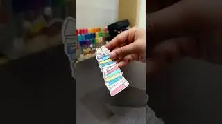 Let's make a bookmark #HashCrafts#Bookmark