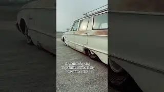 Bagged 1961 Ford Falcon Wagon #bagged #patina #fordfalcon #falconwagon #carlife #1961
