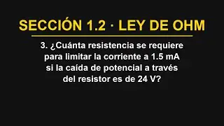Boylestad | Ley de Ohm 3 ejercicio