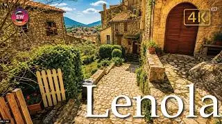 Lenola (Lazio), Italy【Walking Tour】History in Subtitles - 4K