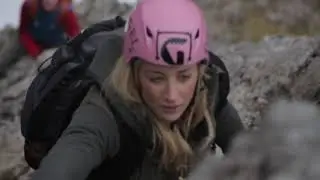 Elaine Ford Rock Climbing in the Scottish Highlands, Glencoe.