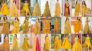 2024#Lastest yellow kurti design /Hadi ceremony kurti design / yellow colour suit design