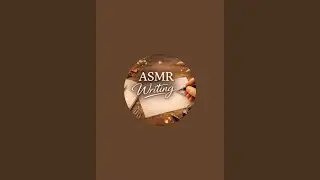 ASMR writing efirda!