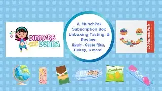 A MunchPak Subscription Box Unboxing, Tasting, & Review: Spain, Costa Rica, Turkey, & More!