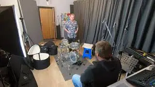 Pansini Chris Brien Jr Drum Kit Set up - Timelapse