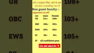 वर्ग 3 second counseling CUT OFF|| varg 3 expected cut off second counseling #cutoff #varg3cutoff