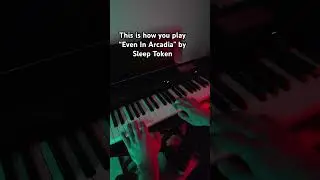 This is how you play&ldquo;Even In Arcadia&rdquo; by @Sleep-Token #sleeptoken #sleeptokenreaction #metalcore
