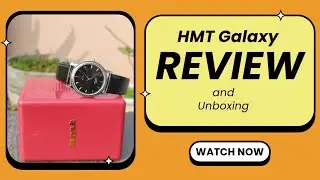 Unboxing HMT Galaxy GS1G02LS Black dial Quartz watch | #hmt #hmtgalaxy #hmtwatches #quartz