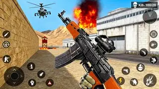 Desert Warzone Commando &ndash; Helicopter Attack Shooting Mission &ndash; Android Gameplay
