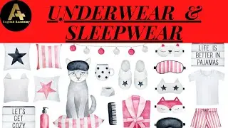 Learning Underwear Clothes in English | Clothes in English | English Vocabulary
