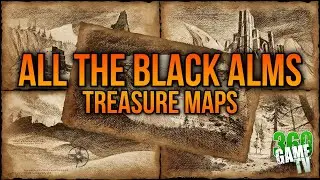 All 5 Treasure Maps Guide / Locations in The Black Alms (Fourth Map) - Atlas Fallen