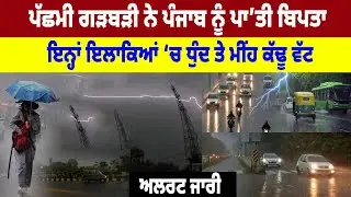 Heavy Rain Alert : ਪੱਛਮੀ ਗੜਬੜੀ ਨੇ Punjab ਨੂੰ ਪਾ&rsquo;ਤੀ ਬਿਪਤਾ, ਇਨ੍ਹਾਂ ਇਲਾਕਿਆਂ &lsquo;ਚ Fog ਤੇ Rain ਕੱਢੂ ਵੱਟ,