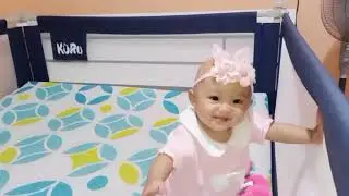 Unboxing dan Review Pembatas kasur merk Kuru | Baby Bedrail | anti anak jatoh