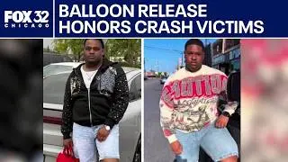 Balloon release honors victim of car crash on Bishop Ford Freeway