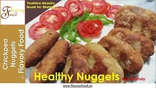 Chickpea Nuggets Recipe by Flavory Food | Alternate to Chicken | Healthy Nuggets for Dieting Plan