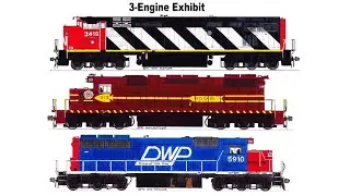 Canadian National, Duluth Missabe & Iron Range, DW&P 3-Engine Exhibit Andy Fletcher #Railroad