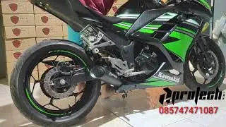 knalpot Gahar Kawasaki Ninja 250 FI kolong underbelly