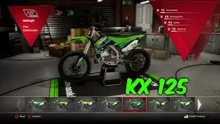 MXGP 3 2 stroke gameplay.Kx 125