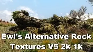 TES V - Skyrim Mods: Ewis Alternative Rock Textures V5