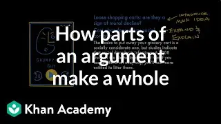 How parts of an argument make a whole | Reading | Khan Academy