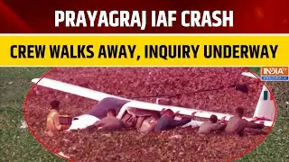 Prayagraj Plane Crash: IAF Trainer Aircraft Crashes into Pond, Court of Inquiry Ordered