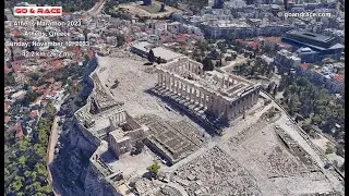 Athens Marathon 2023: fly over the marathon 3D course map!