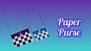 How to make a Paper Bag 👛 Ladies Handbag 👜 Diy origami bag / Easy Craft Ideas with Paper / Purse