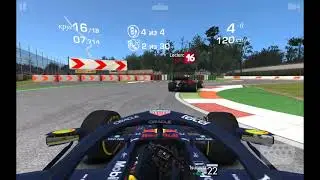 Бешаная гонка на RED BULL. Обогнать 4 соперника + драфт 30 сек.  Гранпри Италия 2021. Идём вперед!!!