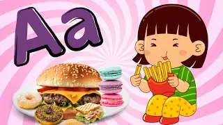 ABC Food Video 🥞✨| Alphabet For Kids |  A to Z Learning | H is for Hamburger