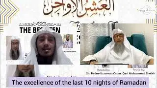 The excellence of the last 10 nights of Ramadan - Assim al hakeem