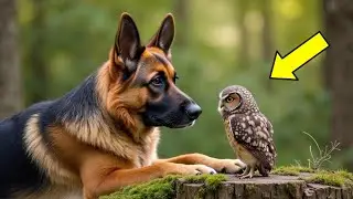 Huge German Shepherd Adopts Tiny Rescue Owl &ndash; You Won&rsquo;t Believe What Happens Next!