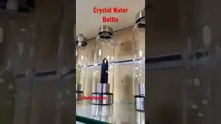 Crystal Water Bottle #shorts #waterbottle #crystalbottle #crystal #gems #gifts #tower #bottle #water