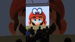 Super Mario Odyssey Reveal Live Reactions at Nintendo NY #shorts