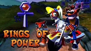 SAPPHIRE RELIC RINGS OF POWER!!  - Crash Bandicoot Warped 100% Completo