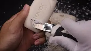 Insanely Crisp Lever Soap Shaving ASMR 🔪🧼 (No Talking, Pure Tingles)